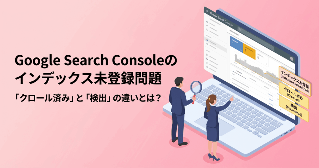 Google Search Consoleのインデックス未登録問題を理解する：「クロール済み」と「検出」の違いとは？