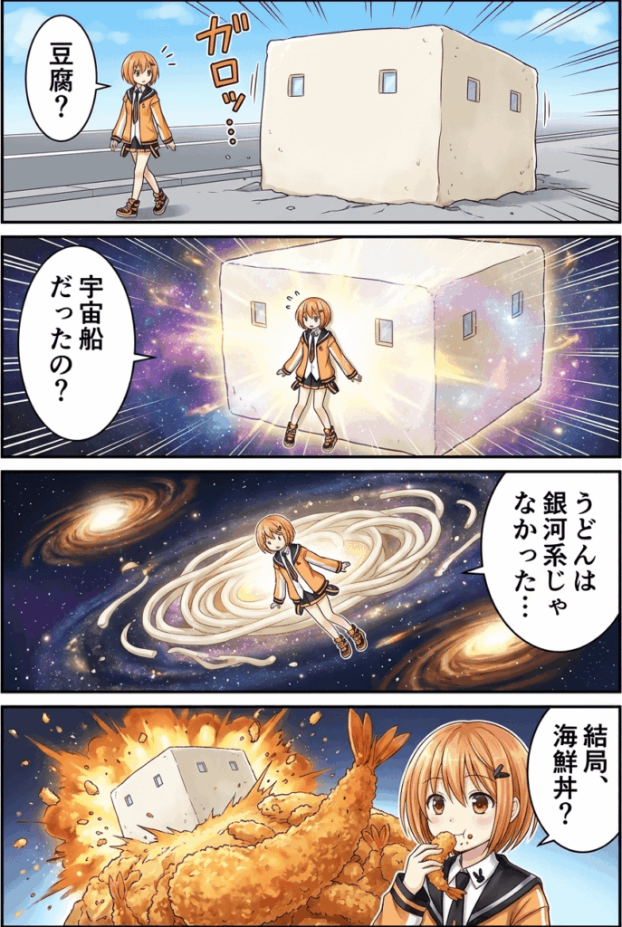 ぽわんちゃん 4コマ漫画 その1